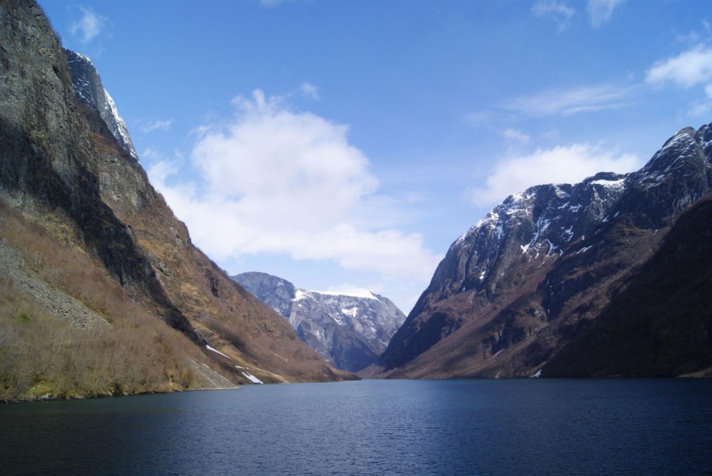 Naerofjord Gudvangen Noorwegen