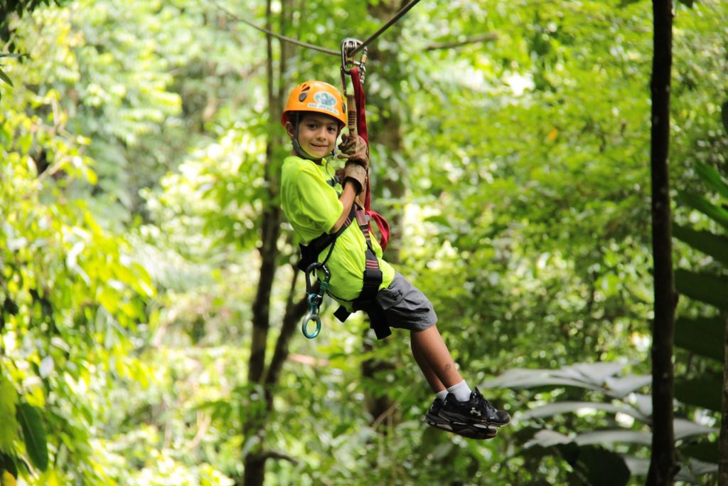 Costa Rica met kinderen