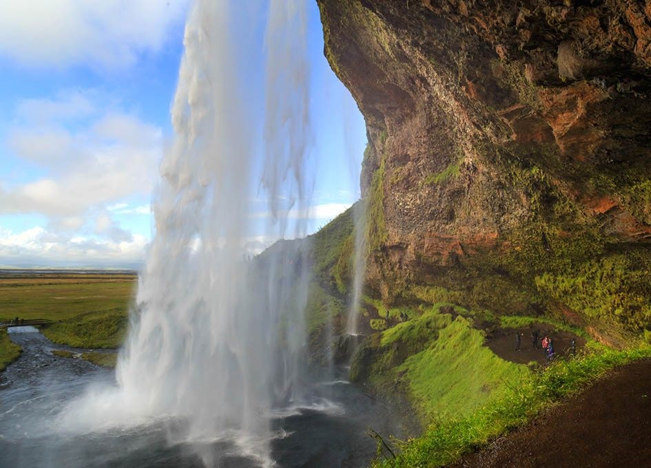 Seljalandsfoss tijdens groepsreis Ijsland