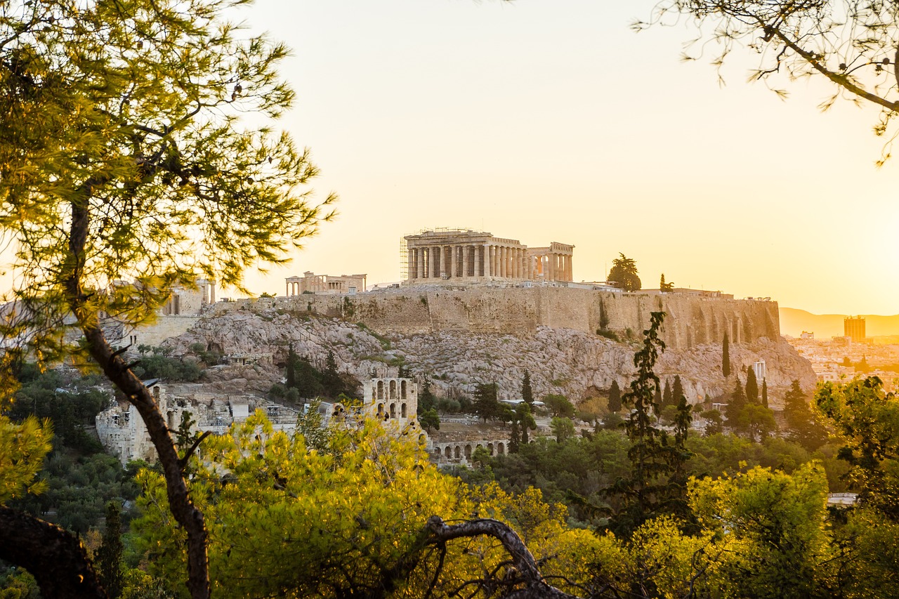 Athene met Akropolis Athene met Akropolis